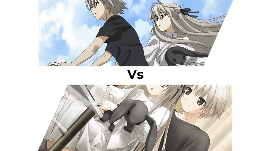 Yosuga no Sora Anime vs Visual Novel Blinkanime